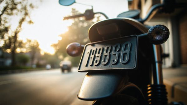 Guide pour respecter la taille de la plaque d'immatriculation moto
